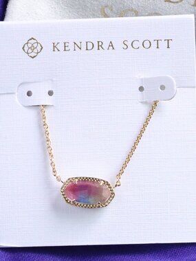 Kendra Scott Elisa Necklace Watercolor Illusion